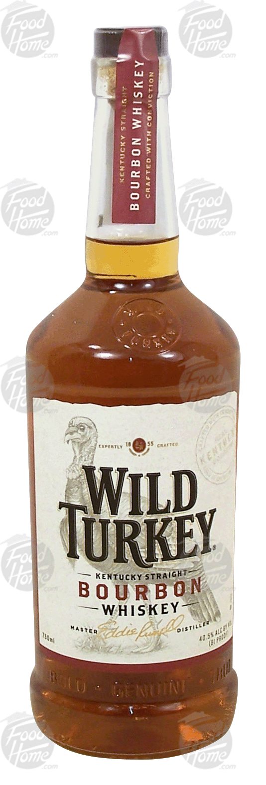 Wild Turkey  kentucky straight bourbon whiskey, 40.5% alc. by vol. Full-Size Picture